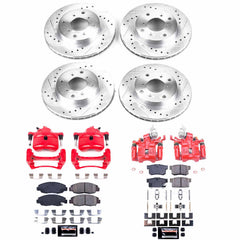 Power Stop KC1240B Z23 Evolution Sport Front And Rear Brake Kit for 1998-2002 Honda Accord Sedan (4 Door) Rear Disc product image