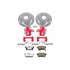 Power Stop KC1243-26 Z26 Extreme Street Warrior 1-Click Brake Kit With Calipers (Rear) for 2006-2015 Acura Ilx product image