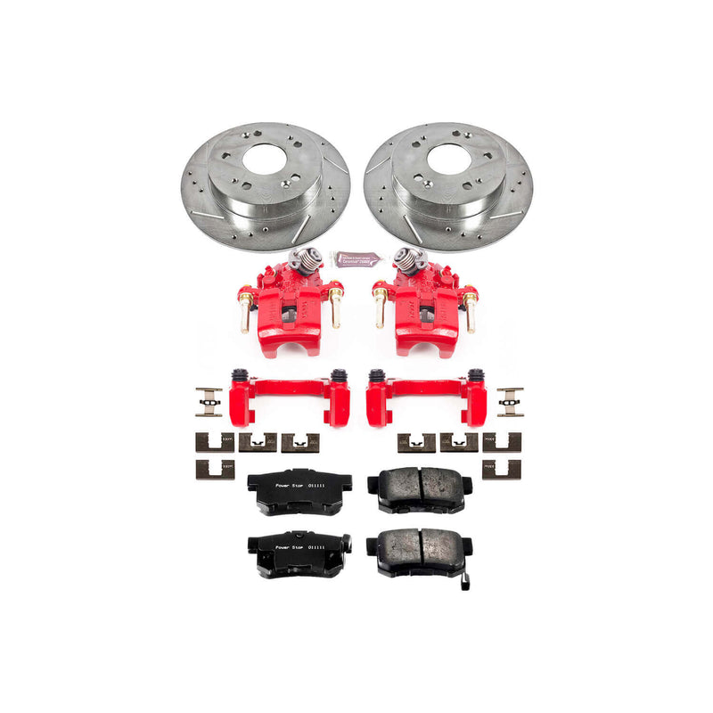 Power Stop KC1243B Z23 Evolution Sport Performance 1-Click Brake Kit With Calipers (Rear) for 1997-2001 Honda Prelude product image