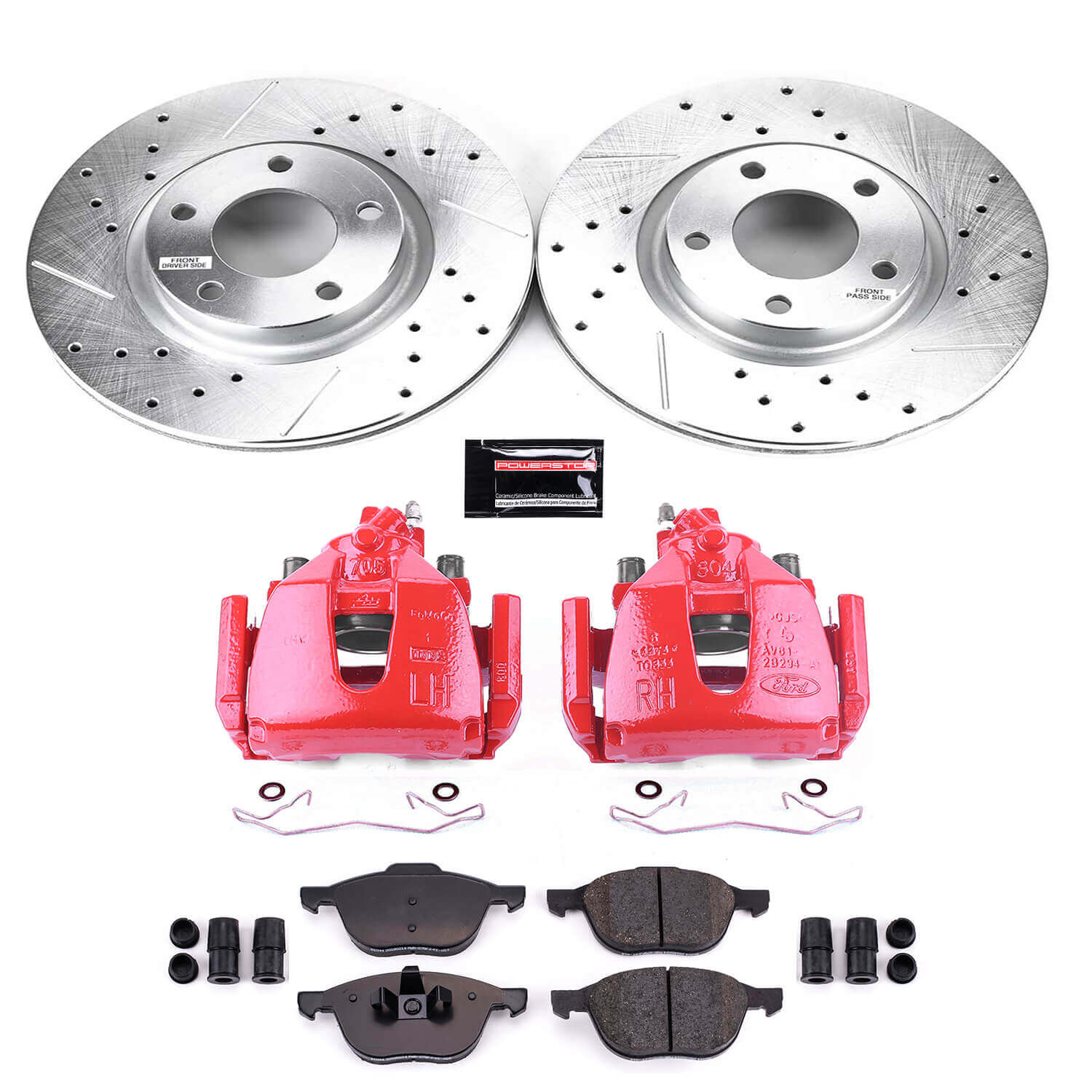 Power Stop KC125A Z23 Evolution Sport Front Brake Kit for 2008-2010 Mazda 5 product image