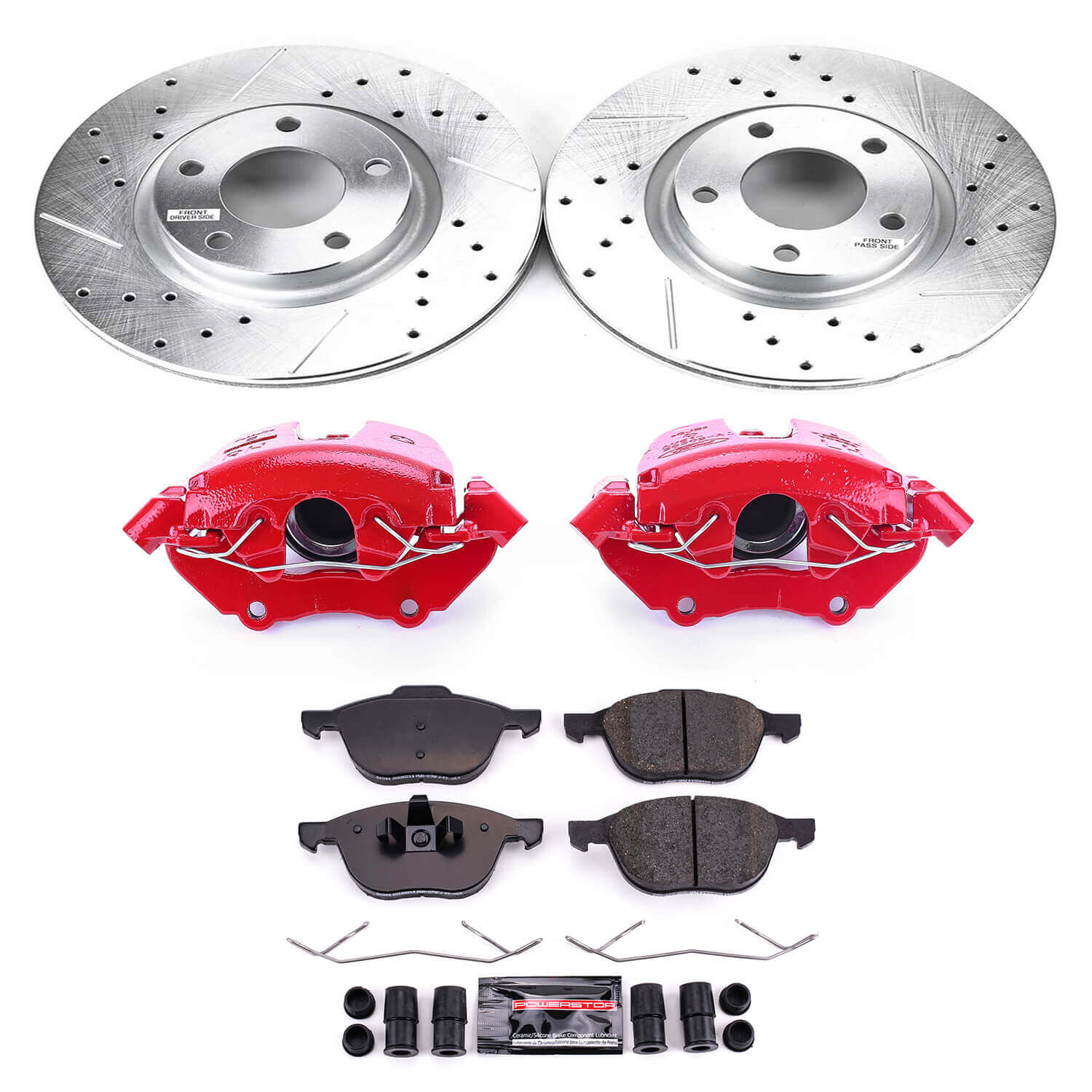 Power Stop KC125B Z23 Evolution Sport Front Brake Kit for 2004-2006 Mazda 3 product image