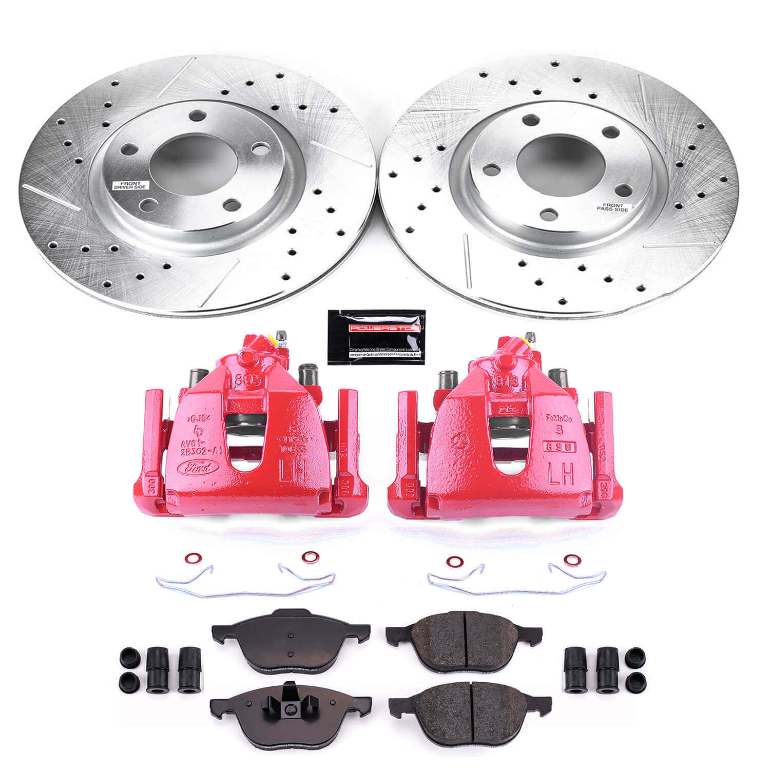 Power Stop KC125C Z23 Evolution Sport Front Brake Kit for 2008-2013 Mazda 3 S product image