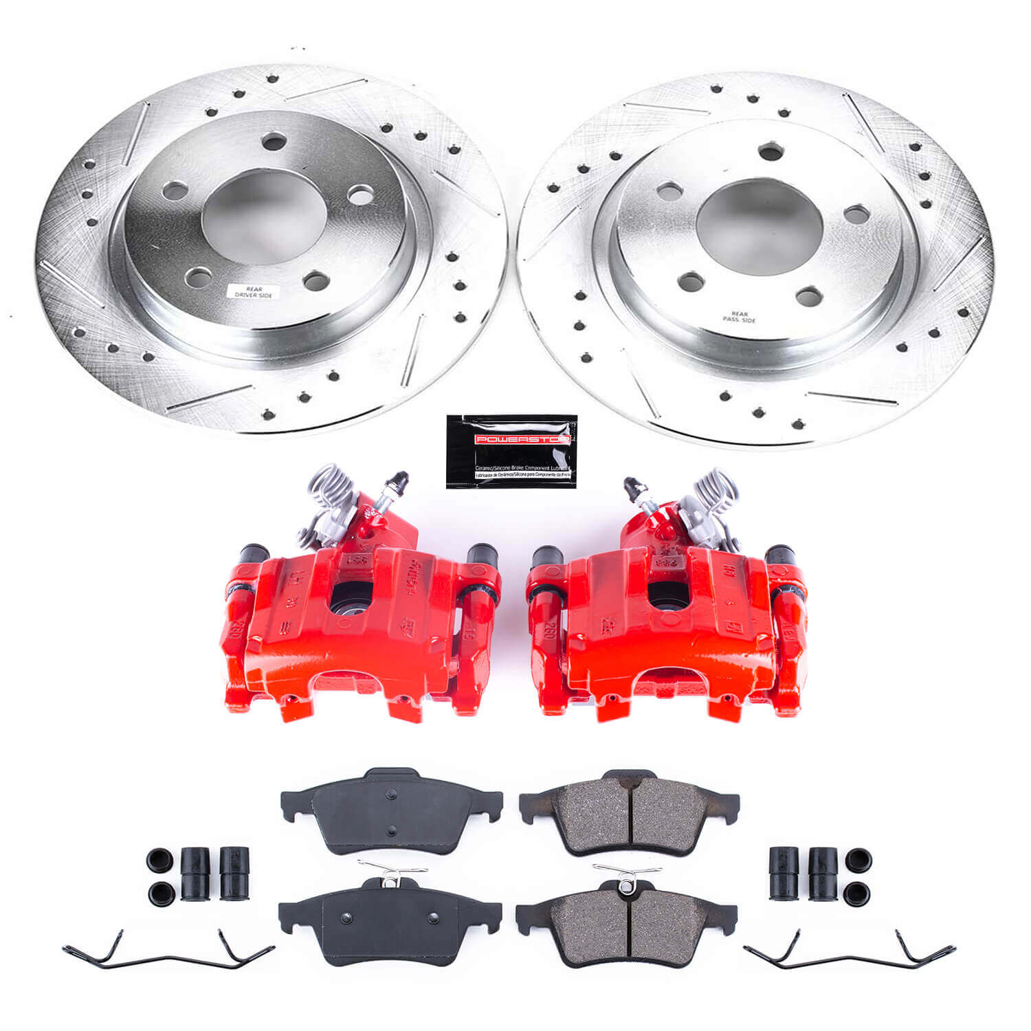 Power Stop KC129 Z23 Evolution Sport Performance Pad And Rotor Kit With Calipers for 2004-2006 Mazda 3 product image