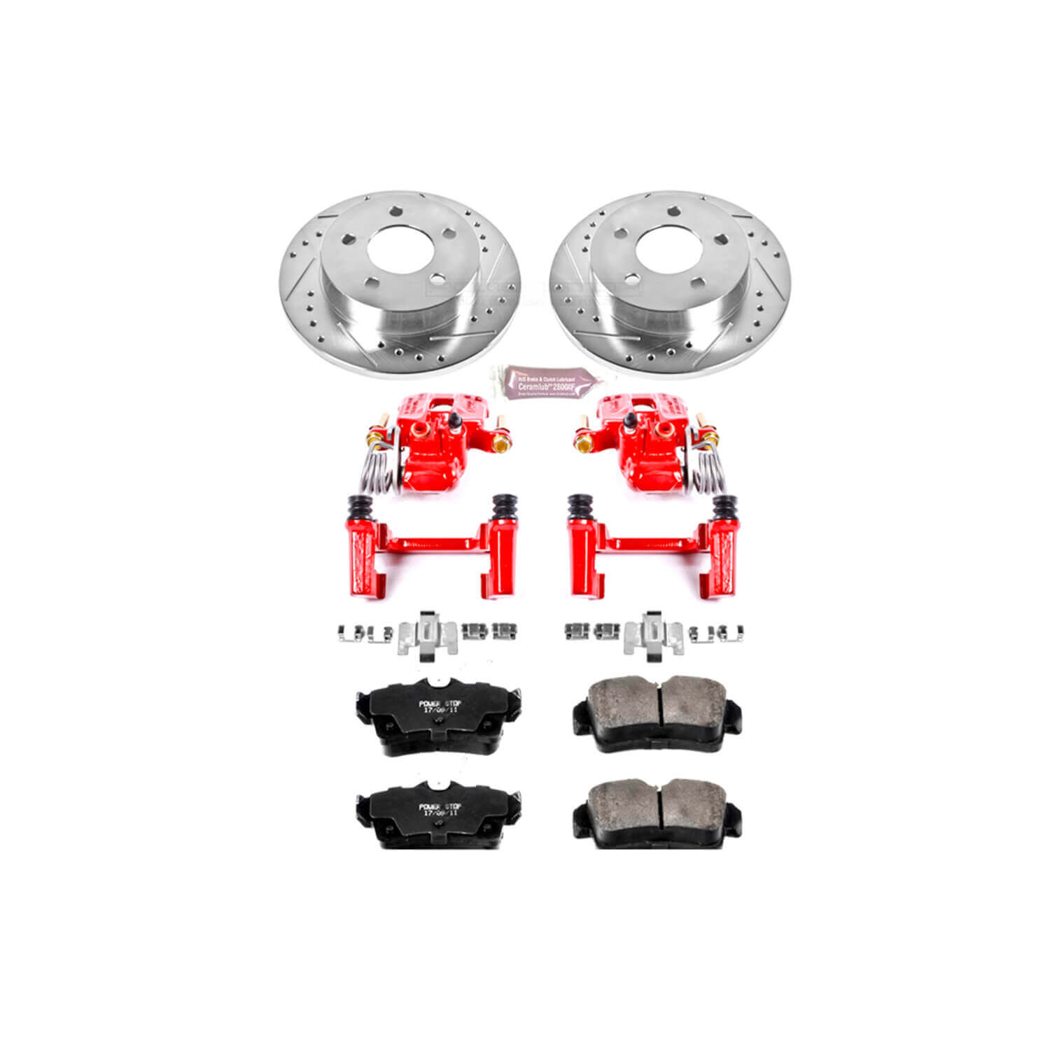 Power Stop KC1303 Z23 Evolution Sport Performance 1-Click Brake Kit With Calipers (Rear) for 1994-2004 Ford Mustang product image