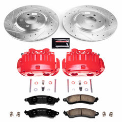 Power Stop KC1304D Z23 Evolution Sport Performance Pad And Rotor Kit With Calipers for 1994-1998 Ford Mustang Svt Cobra product image