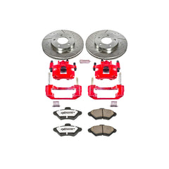 Power Stop KC1325-26 Z26 Extreme Street Warrior 1-Click Brake Kit With Calipers (Front) for 1993-1997 Ford Thunderbird product image