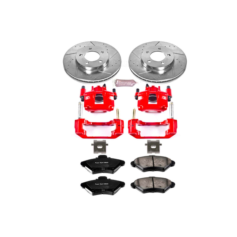 Power Stop KC1325 Z23 Evolution Sport Performance 1-Click Brake Kit With Calipers (Front) for 1993-1997 Ford Thunderbird product image