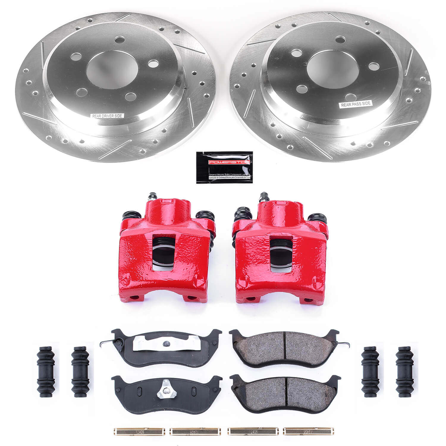 Power Stop KC1331 Z23 Evolution Sport Rear Brake Kit for 1996-2002 Ford Crown Victoria product image