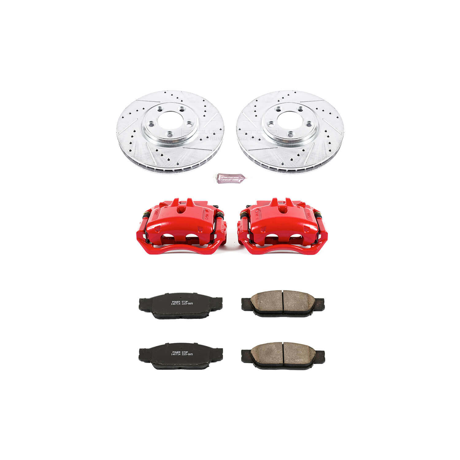 Power Stop KC1351 Z23 Evolution Sport Performance 1-Click Brake Kit With Calipers (Front) for 2000-2006 Ford Thunderbird product image
