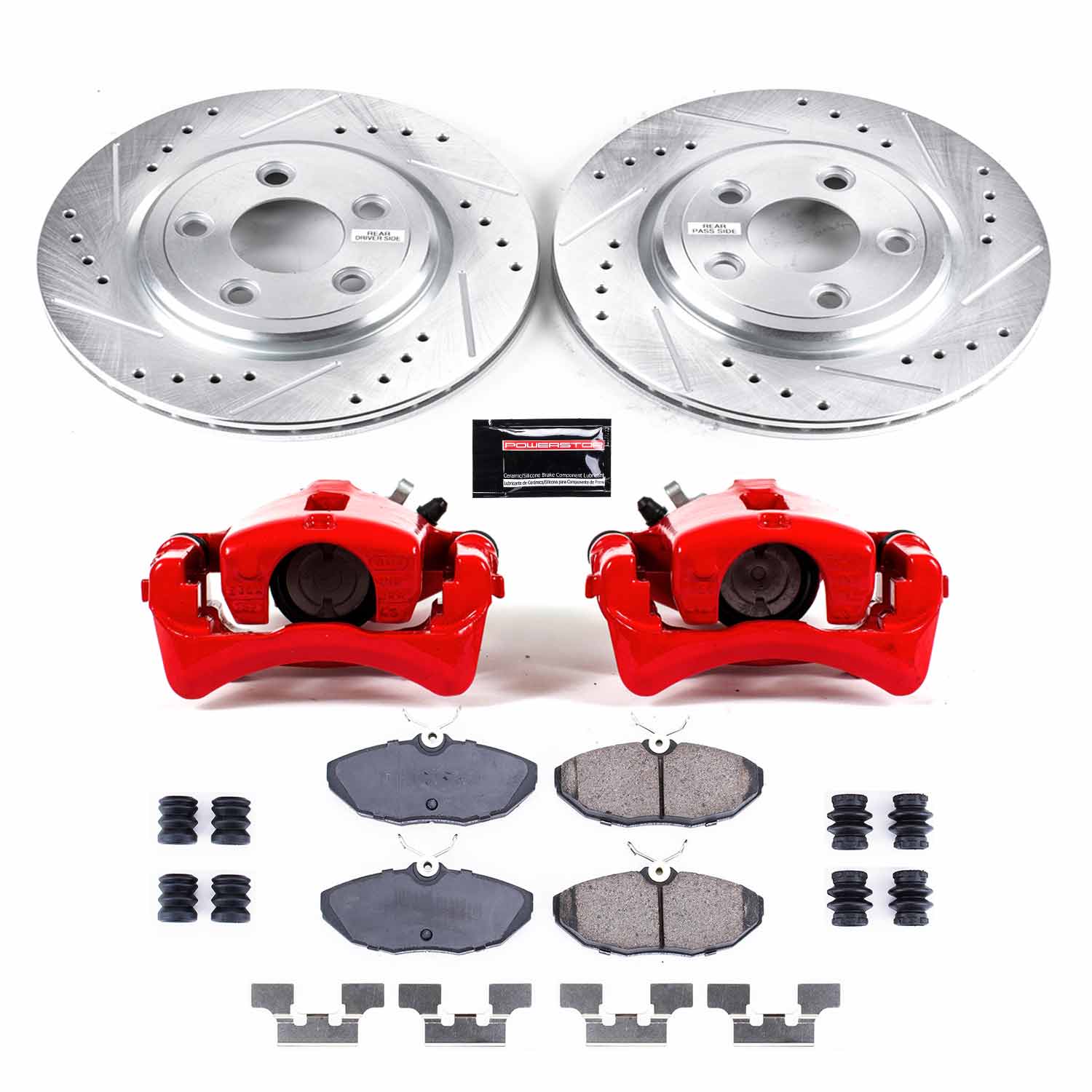Power Stop KC1361 Z23 Evolution Sport Rear Brake Kit for 2002-2005 Ford Thunderbird product image