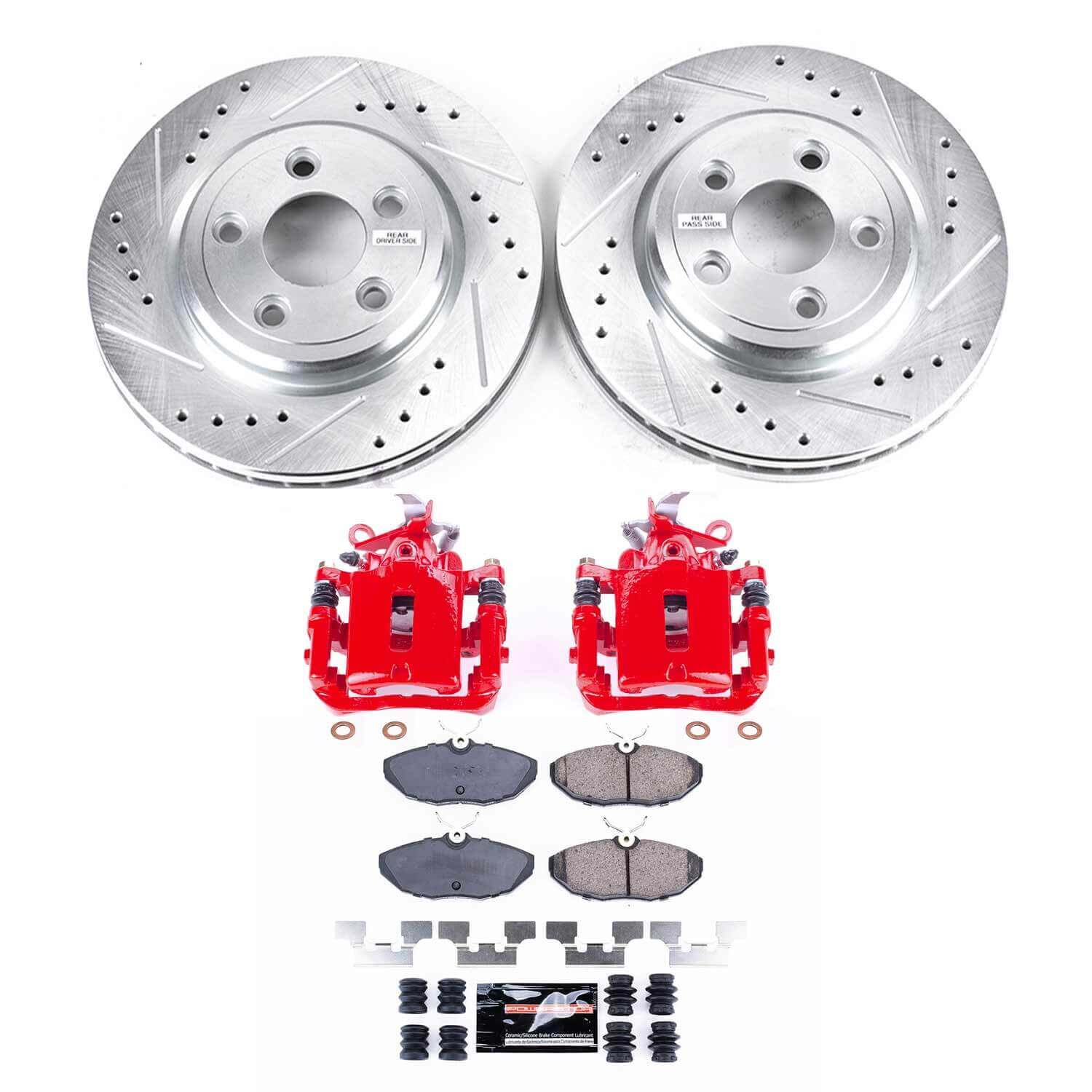 Power Stop KC1361A Z23 Evolution Sport Rear Brake Kit for 2003-2006 Lincoln LS product image
