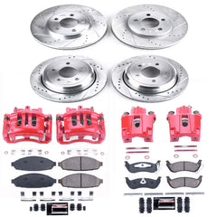 Power Stop KC1365 Z23 Evolution Sport Front And Rear Brake Kit for 2003-2011 Ford Crown Victoria product image