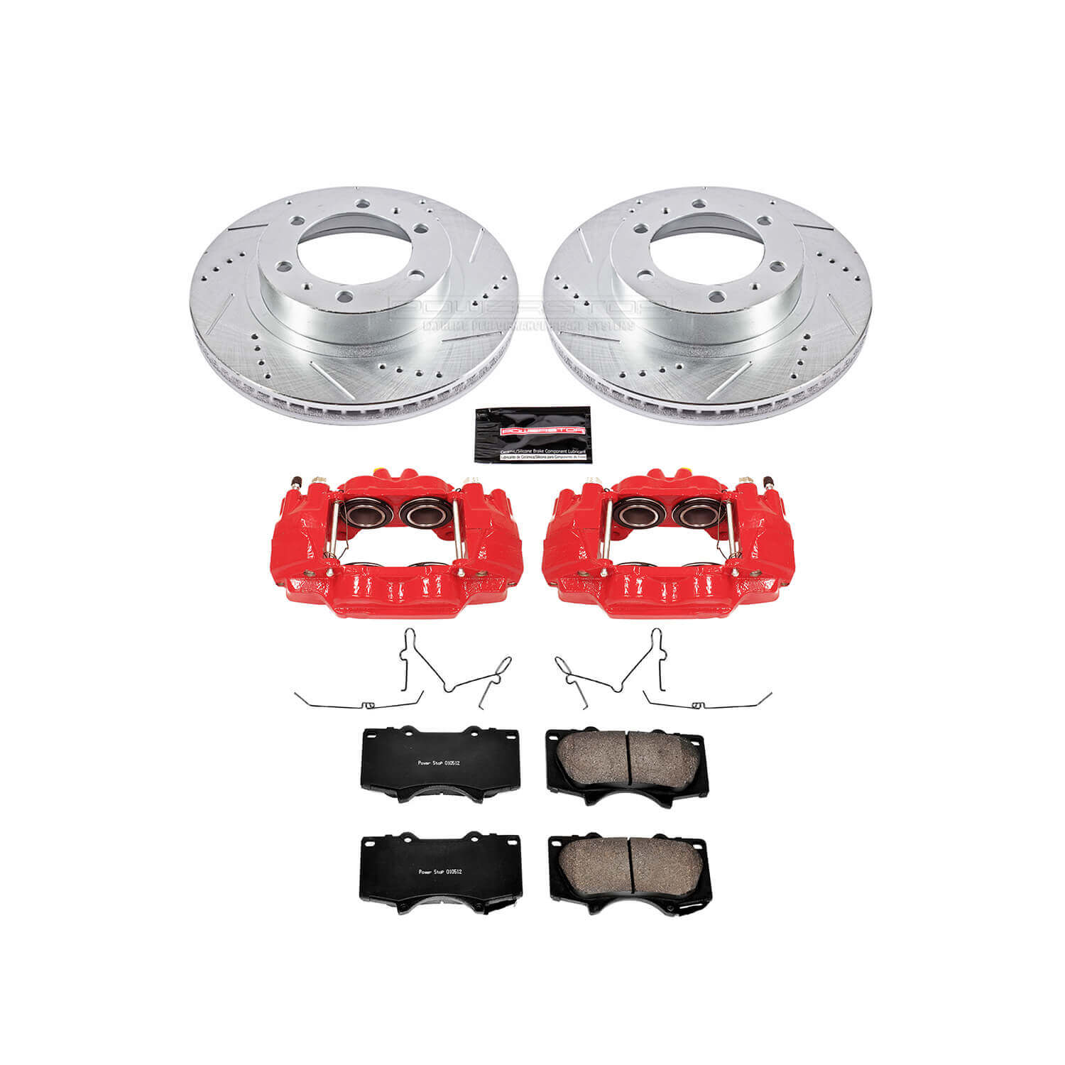 Power Stop KC137 Z23 Evolution Sport Performance 1-Click Brake Kit With Calipers (Front) for 2003-2023 Toyota 4RUNNER product image