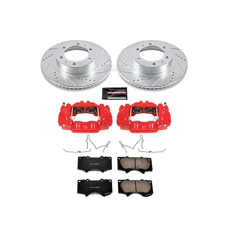 Power Stop KC137 Z23 Evolution Sport Performance 1-Click Brake Kit With Calipers (Front) for 2003-2023 Toyota 4RUNNER product image