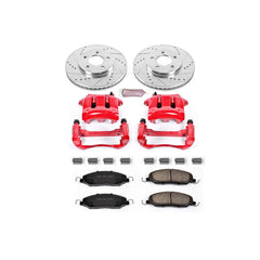 Power Stop KC1382 Z23 Evolution Sport Performance 1-Click Brake Kit With Calipers (Front) for 2005-2010 Ford Mustang product image