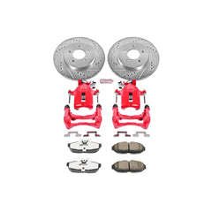 Power Stop KC1384-26 Z26 Extreme Street Warrior 1-Click Brake Kit With Calipers (Rear) for 2005-2011 Ford Mustang product image