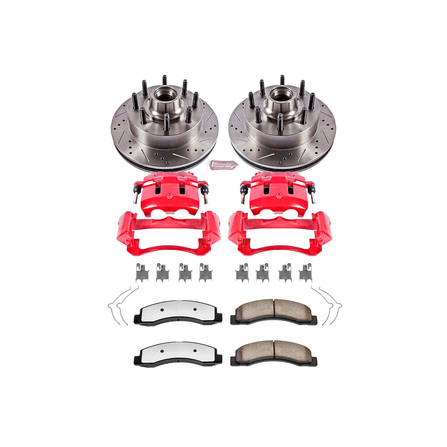 Power Stop KC1392-36 - Z36 Extreme Performance Truck And Tow 1-Click Brake Kit With Calipers (Front) vehicle fitment brake part