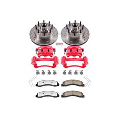 Power Stop KC1392-36 - Z36 Extreme Performance Truck And Tow 1-Click Brake Kit With Calipers (Front) vehicle fitment brake part