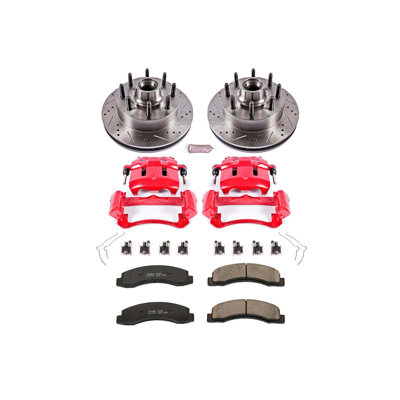 Power Stop KC1392 Z23 Evolution Sport Performance 1-Click Brake Kit With Calipers (Front) for 2003-2005 Ford Excursion product image