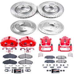 Power Stop KC1418B Z23 Evolution Sport Performance Pad And Rotor Kit With Calipers for 2005 Chevrolet Corvette product image