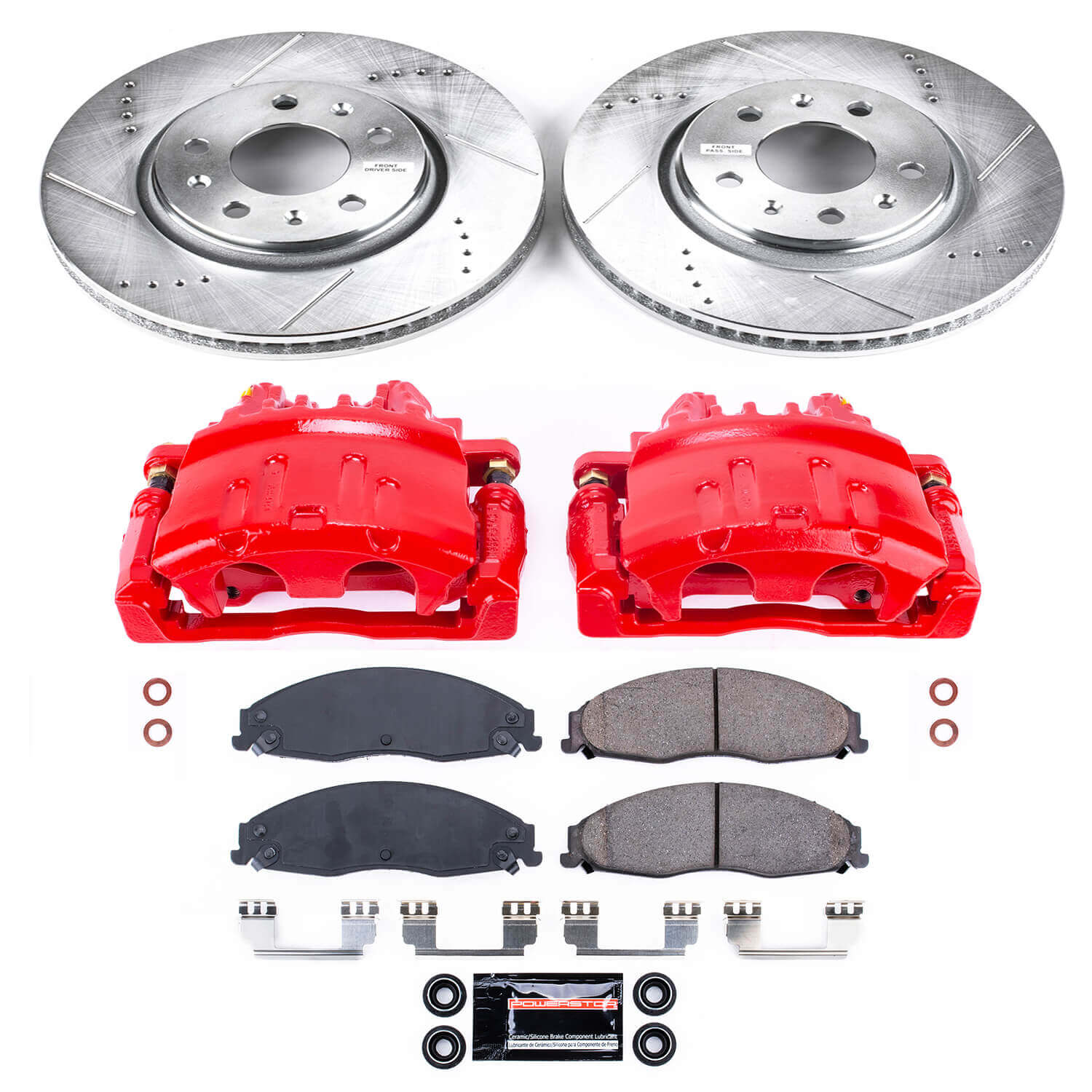 Power Stop KC1423 Z23 Evolution Sport Front Brake Kit for 2005-2008 Cadillac Sts product image