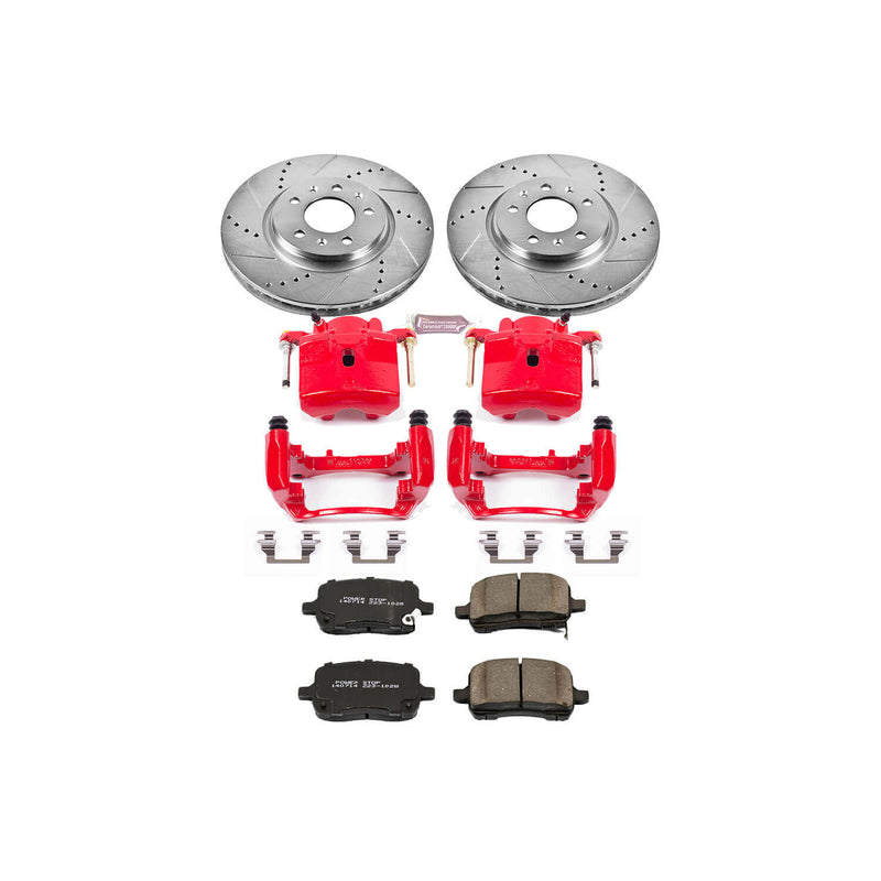 Power Stop KC1433 - Z23 Evolution Sport Performance 1-Click Brake Kit With Calipers (Front) vehicle fitment brake part