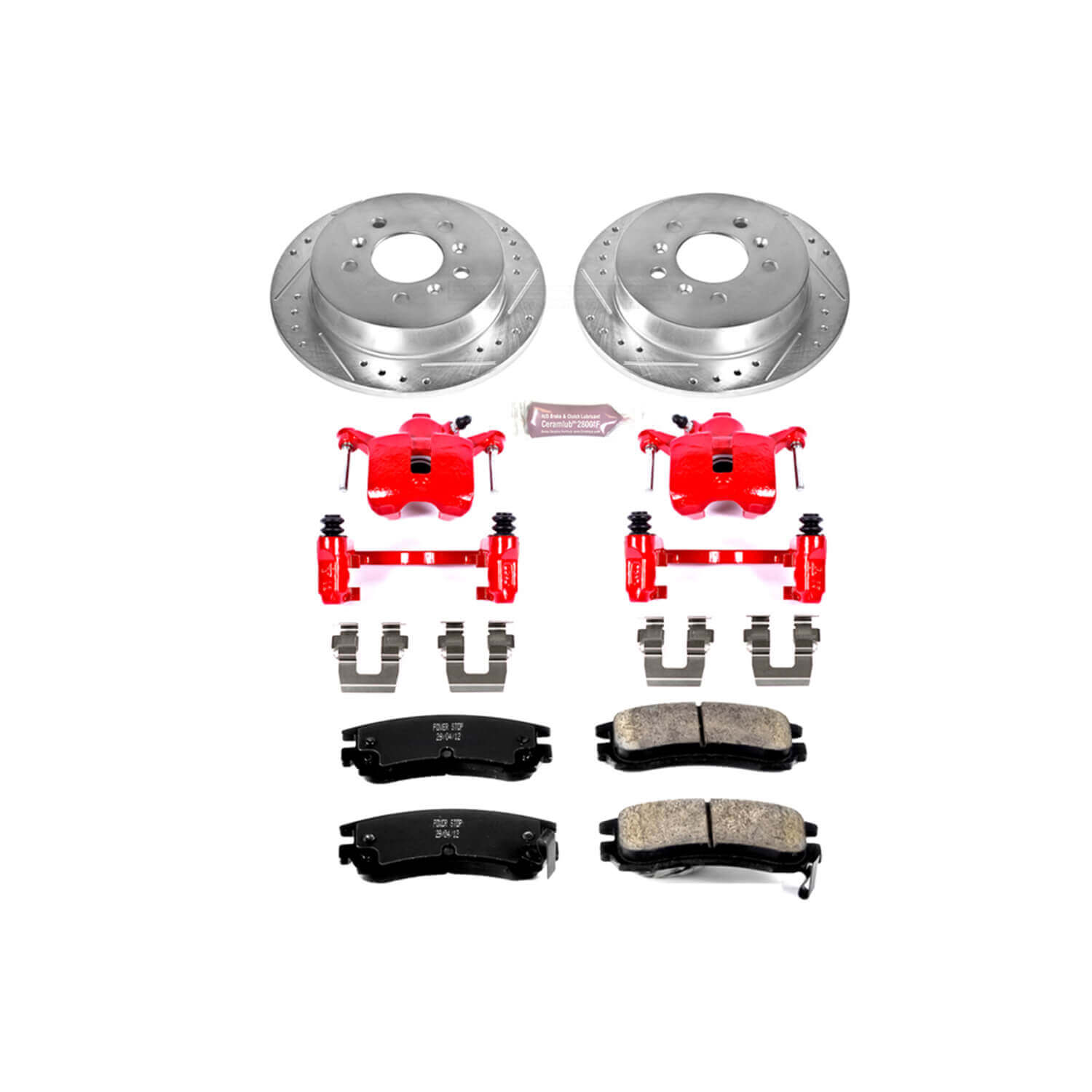Power Stop KC1440 Z23 Evolution Sport Performance 1-Click Brake Kit With Calipers (Rear) for 2006-2010 Buick Allure product image