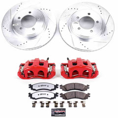 Power Stop KC1441-36 Z36 Extreme Performance Truck And Tow 1-Click Front Brake Kit With Calipers for 2006-2010 Ford Explorer product image