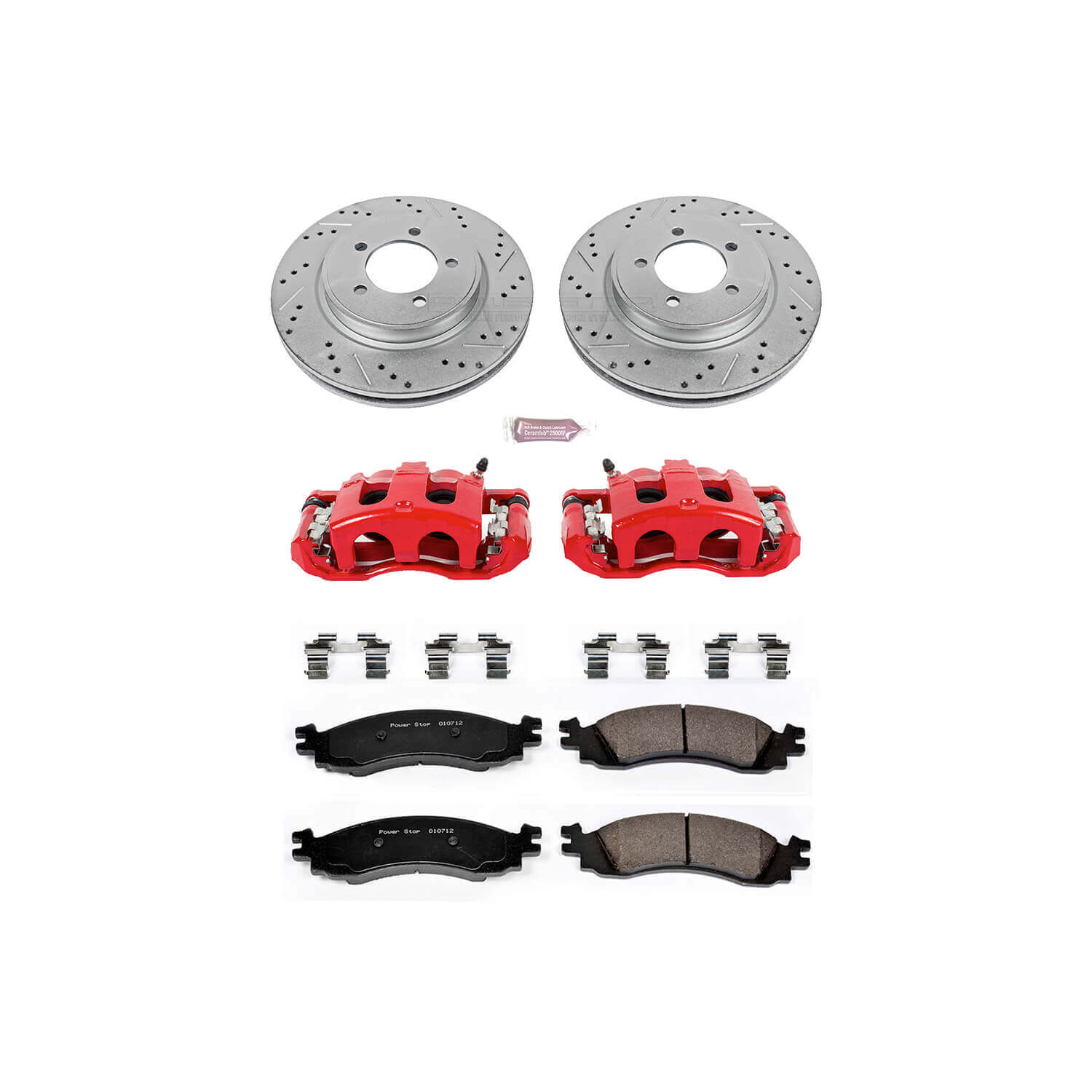 Power Stop KC1441 Z23 Evolution Sport Performance 1-Click Brake Kit With Calipers (Front) for 2006-2010 Ford Explorer product image
