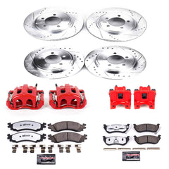 Power Stop KC1443-36 Z36 Extreme Performance Truck And Tow 1-Click Front And Rear Brake Kit With Calipers for 2006-2010 Ford Explorer product image
