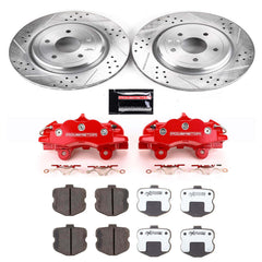 Power Stop KC1446-26 Z26 Street Warrior 1-Click Pad And Rotor Kit With Calipers for 2006-2007 Chevrolet Corvette Z06 product image