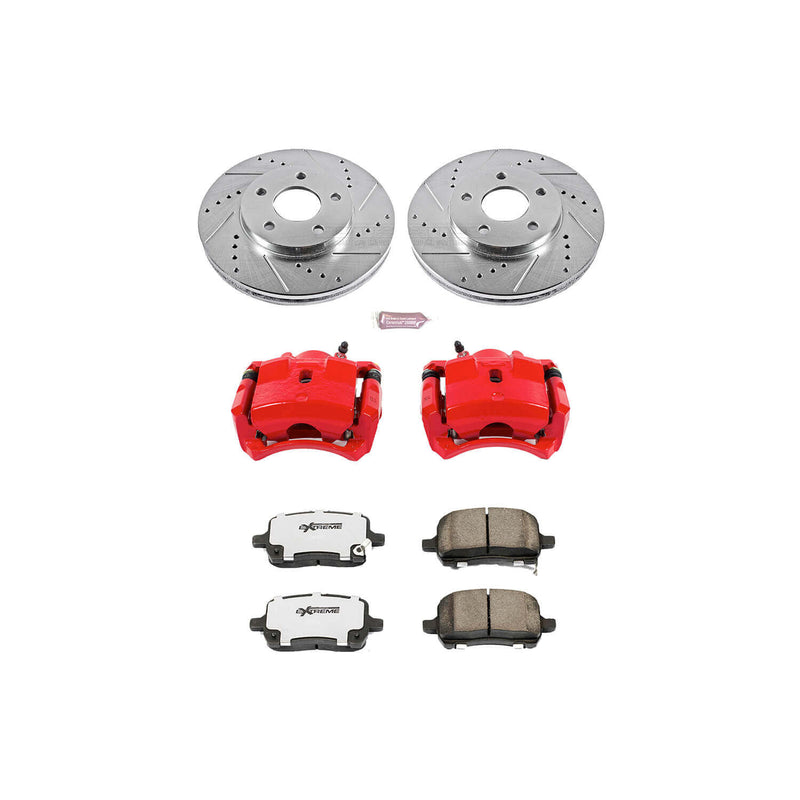 Power Stop KC1448-26 Z26 Extreme Street Warrior 1-Click Brake Kit With Calipers (Front) for 2008-2011 Chevrolet Hhr product image
