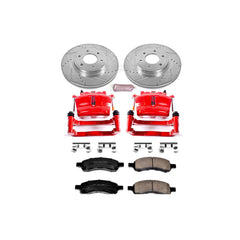 Power Stop KC1453 Z23 Evolution Sport Performance 1-Click Brake Kit With Calipers (Front) for 2006-2009 Chevrolet Trailblazer product image