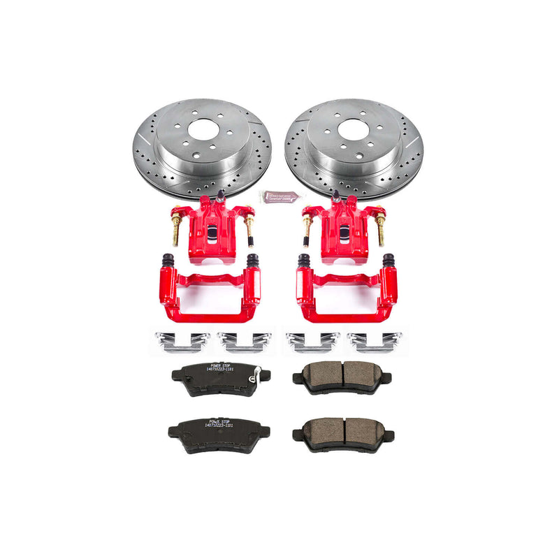 Power Stop KC147 Z23 Evolution Sport Performance 1-Click Brake Kit With Calipers (Rear) for 2005-2012 Nissan Pathfinder product image