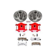 Power Stop KC1482-26 Z26 Extreme Street Warrior 1-Click Brake Kit With Calipers (Front) for 1982-1995 Buick Regal product image