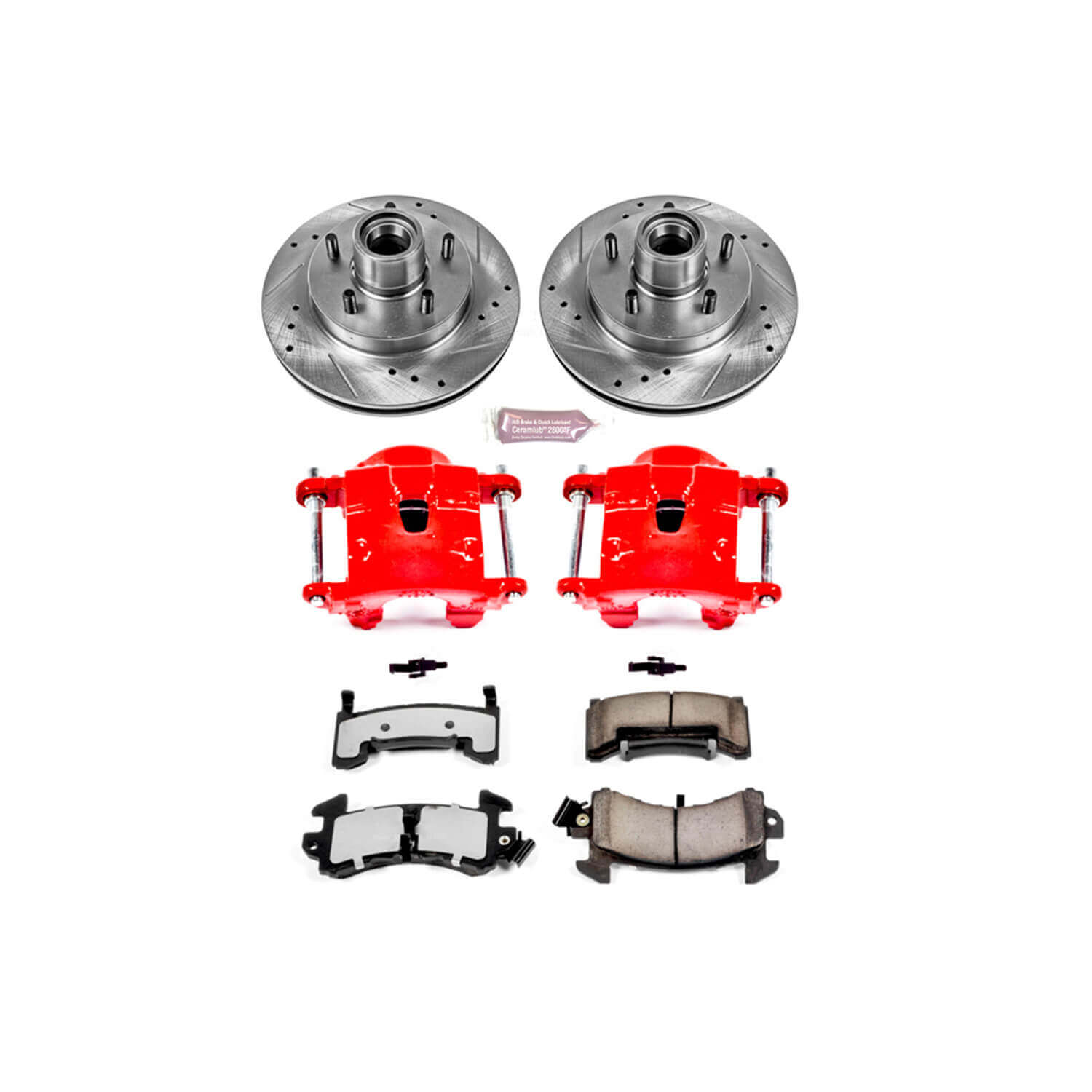 Power Stop KC1482-36 Z36 Extreme Performance Truck And Tow 1-Click Brake Kit With Calipers (Front) for 1982-1995 Buick Regal product image