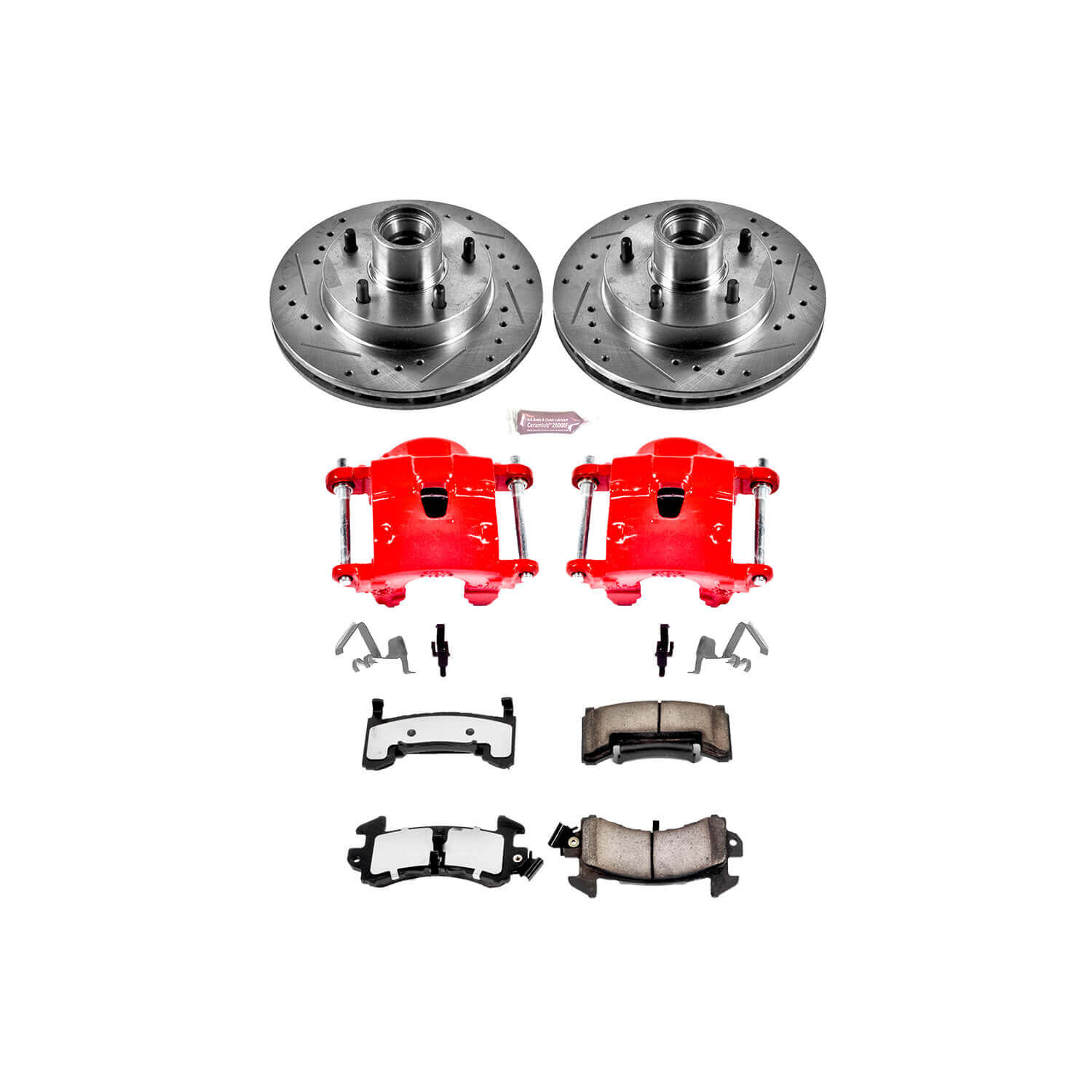Power Stop KC1485-36 Z36 Extreme Performance Truck And Tow 1-Click Brake Kit With Calipers (Front) for 1979-1981 Buick Century product image