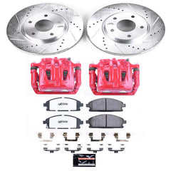 Power Stop KC150-36 Z36 Extreme Performance Truck And Tow 1-Click Front Brake Kit With Calipers for 2004-2009 Nissan Quest product image