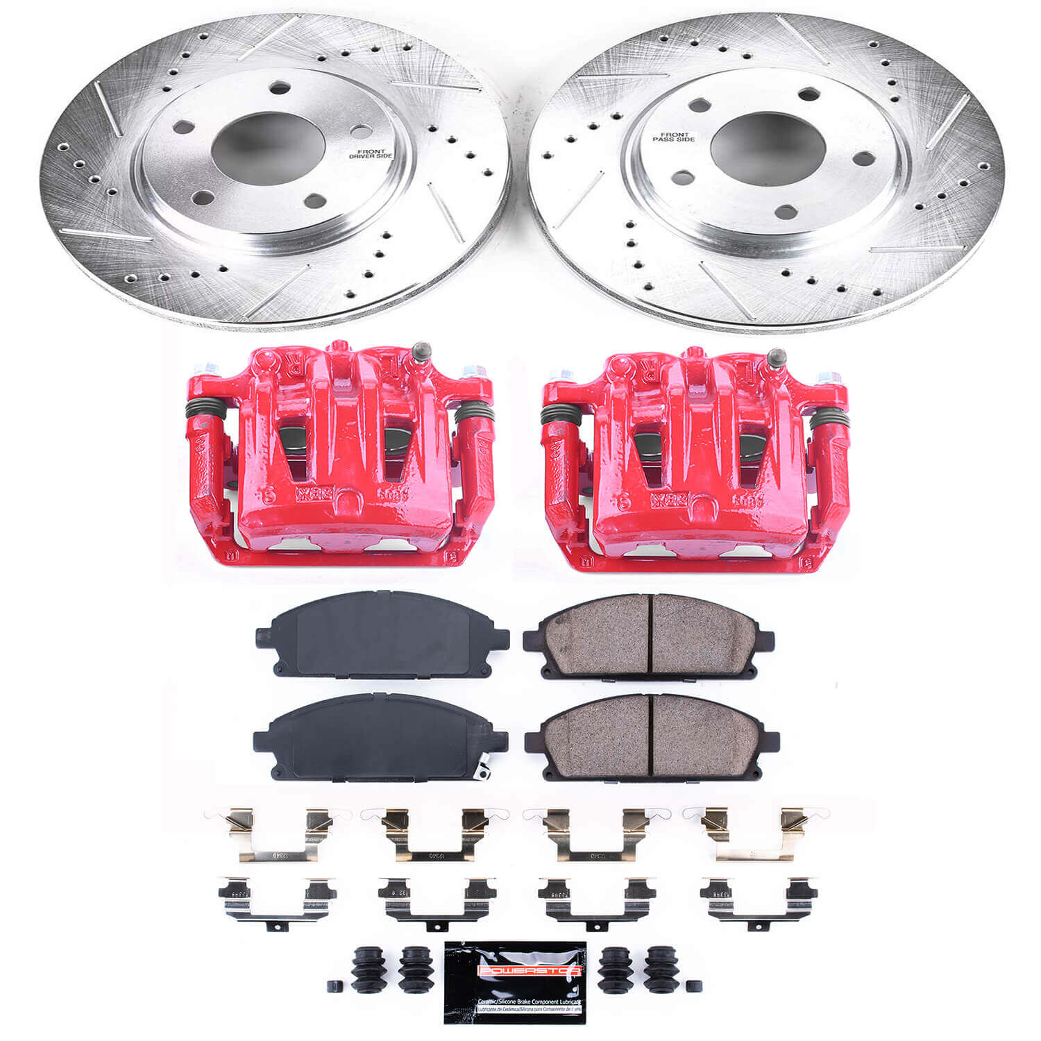 Power Stop KC150 Z23 Evolution Sport Front Brake Kit for 2004-2009 Nissan Quest product image