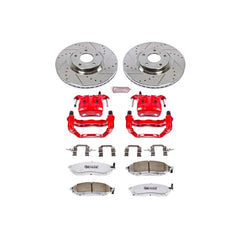 Power Stop KC152-26 Z26 Extreme Street Warrior 1-Click Brake Kit With Calipers (Front) for 2002-2006 INFINITI M45 product image