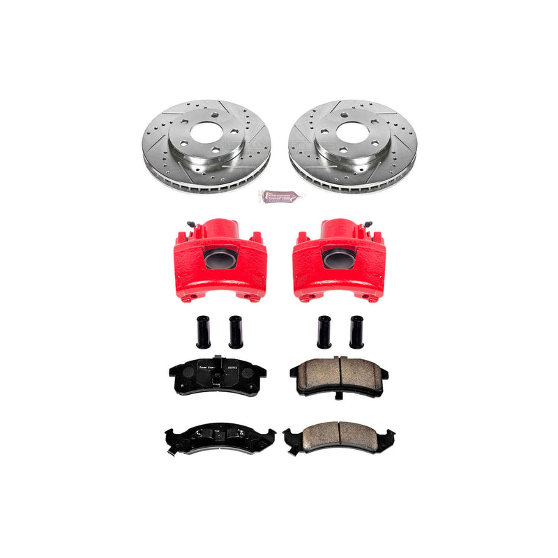 Power Stop KC1534 Z23 Evolution Sport Performance 1-Click Brake Kit With Calipers (Front) for 1994-1999 Buick Lesabre product image