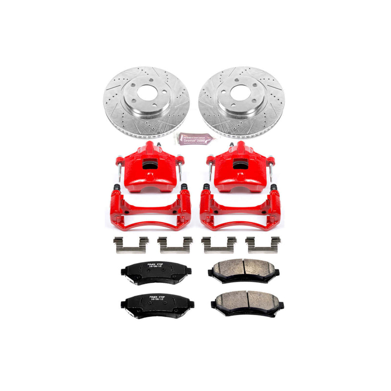 Power Stop KC1542 Z23 Evolution Sport Performance 1-Click Brake Kit With Calipers (Front) for 1997-2005 Buick Lesabre product image