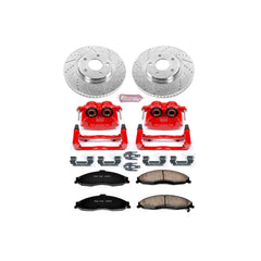 Power Stop KC1547 Z23 Evolution Sport Performance 1-Click Brake Kit With Calipers (Front) for 1998-2002 Chevrolet Camaro product image