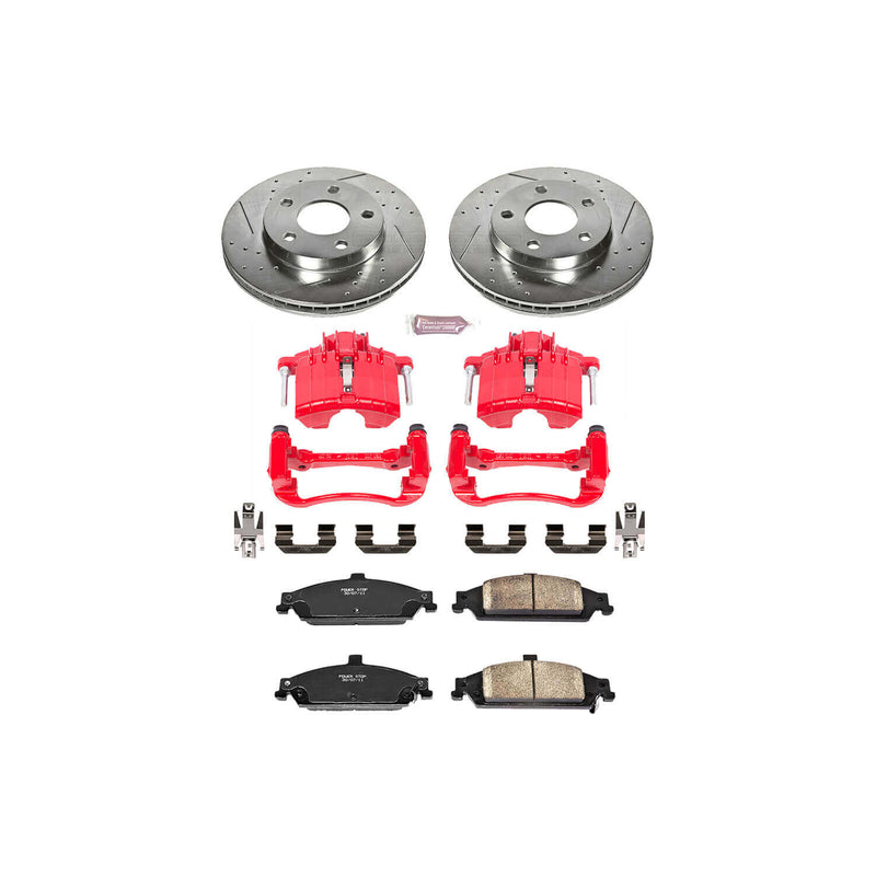 Power Stop KC1551 Z23 Evolution Sport Performance 1-Click Brake Kit With Calipers (Front) for 1997-2005 Chevrolet Classic product image