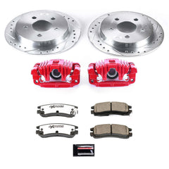 Power Stop KC1558A-26 Z26 Street Warrior 1-Click Rear Brake Kit With Calipers for 1999-2002 Oldsmobile Alero product image