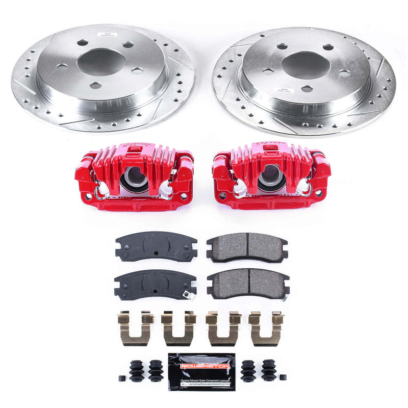 Power Stop KC1558A Z23 Evolution Sport Rear Brake Kit for 1999-2002 Oldsmobile Alero product image