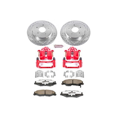 Power Stop KC1563-26 Z26 Extreme Street Warrior 1-Click Brake Kit With Calipers (Rear) for 1997-2013 Cadillac Xlr product image