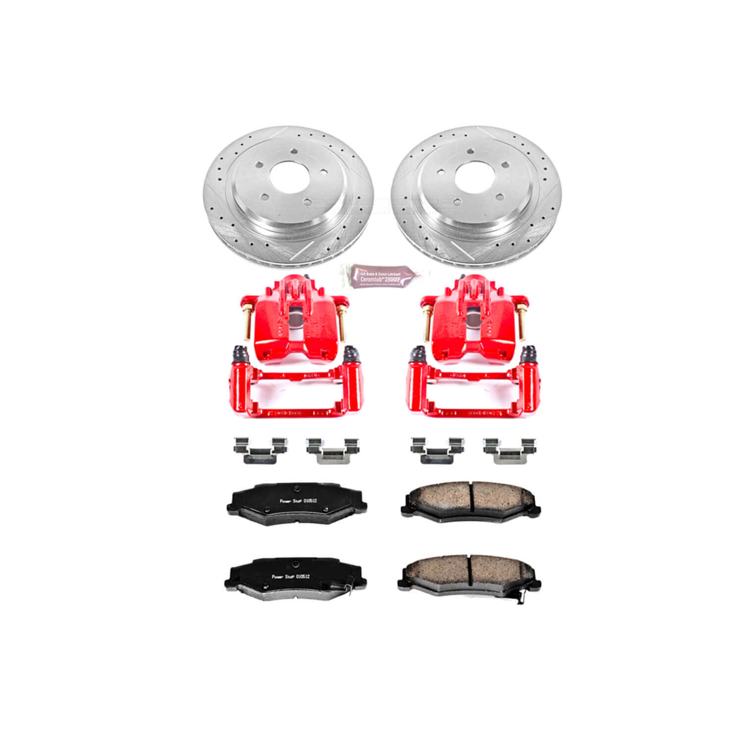 Power Stop KC1563 Z23 Evolution Sport Performance 1-Click Brake Kit With Calipers (Rear) for 1997-2013 Cadillac Xlr product image