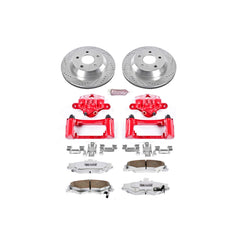 Power Stop KC1568-26 Z26 Extreme Street Warrior 1-Click Brake Kit With Calipers (Rear) for 1998-2002 Chevrolet Camaro product image