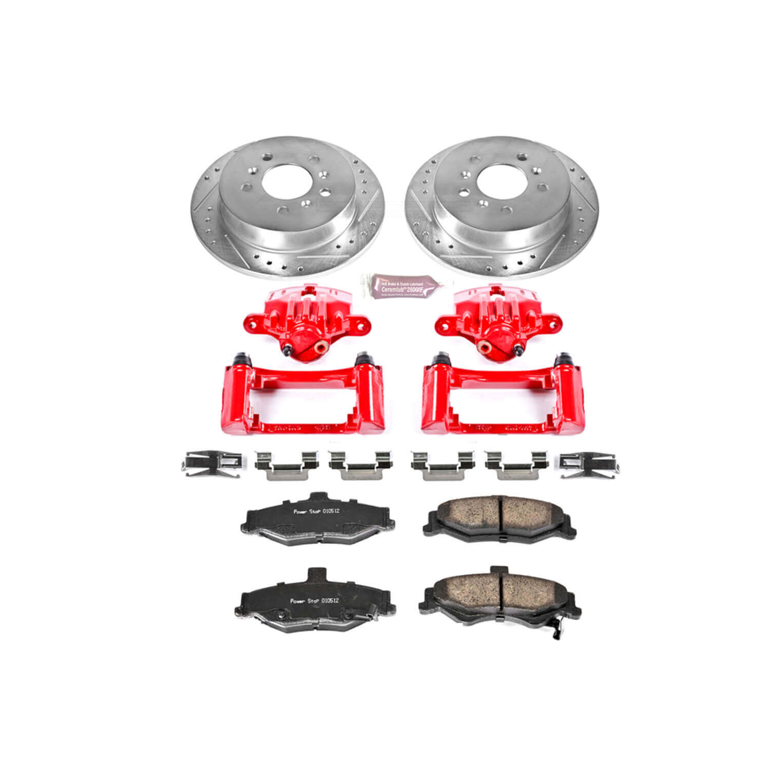 Power Stop KC1568 Z23 Evolution Sport Performance 1-Click Brake Kit With Calipers (Rear) for 1998-2002 Chevrolet Camaro product image